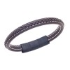 Βραχιόλι Senza Men's Steel Brown Leather Strap - SSD4258BBN