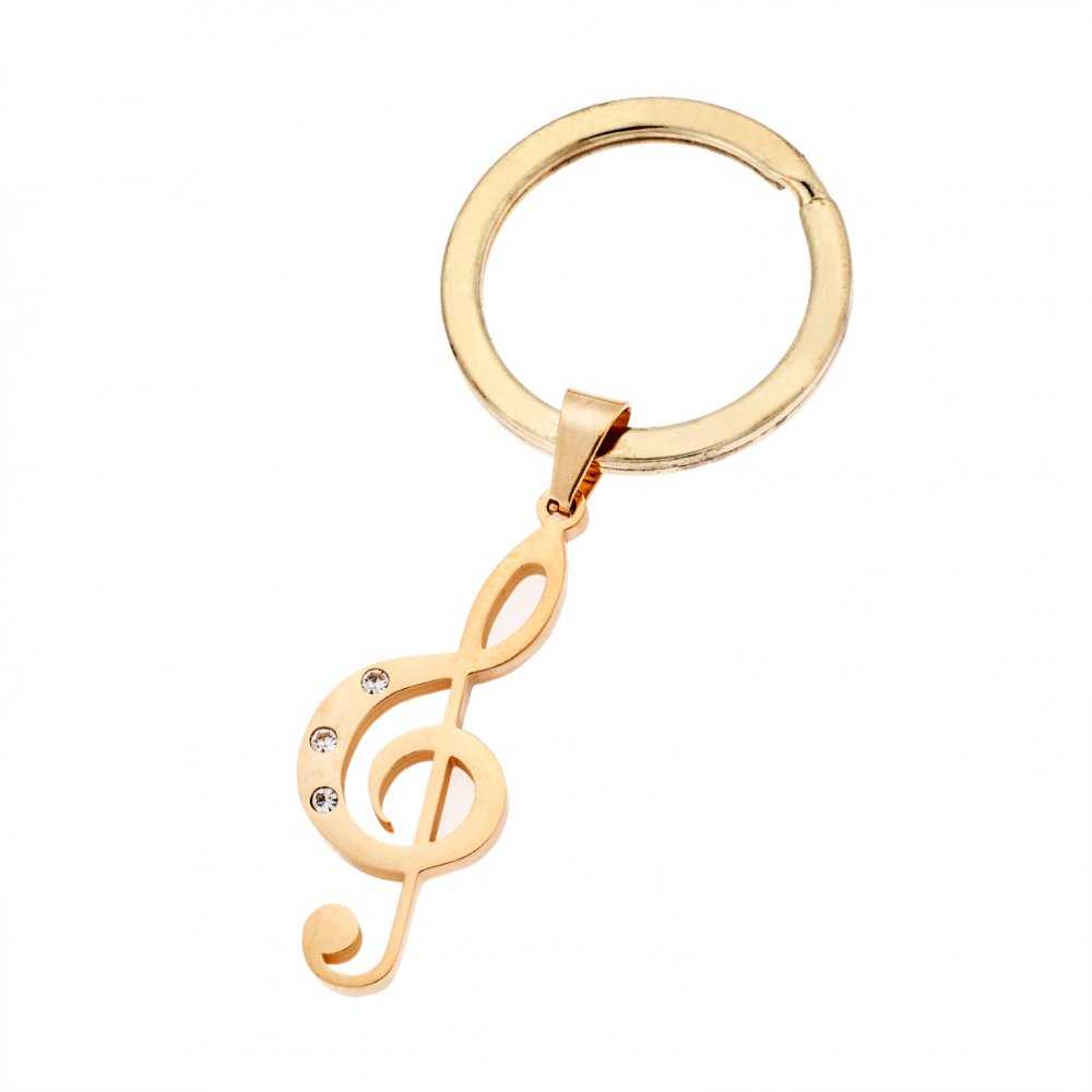 Μπρελόκ SENZA από Ατσάλι - SSD4308KL-GD