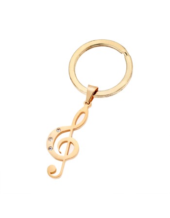 Μπρελόκ SENZA από Ατσάλι - SSD4308KL-GD