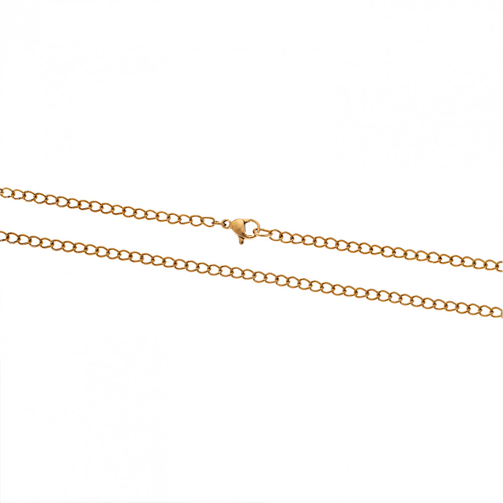 Αλυσίδα Λαιμού SΕΝΖΑ Gold Stainless Steel-40cm - SSD4364GD-40cm