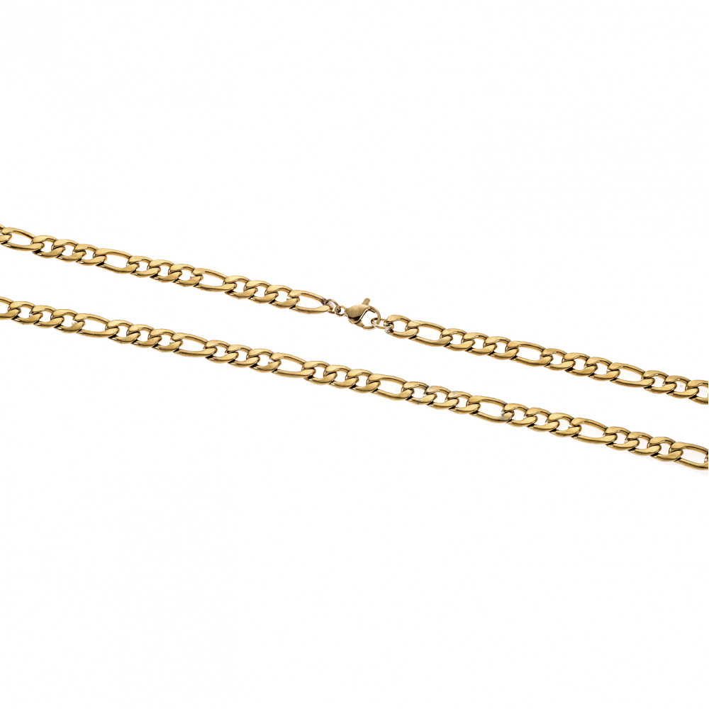 Αλυσίδα Λαιμού SΕΝΖΑ Gold Stainless Steel-60cm - SSD4367GD-60cm
