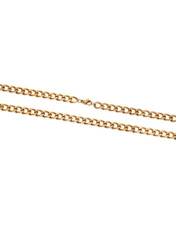 Αλυσίδα Λαιμού SΕΝΖΑ Gold Stainless Steel-50cm - SSD4368GD-50cm