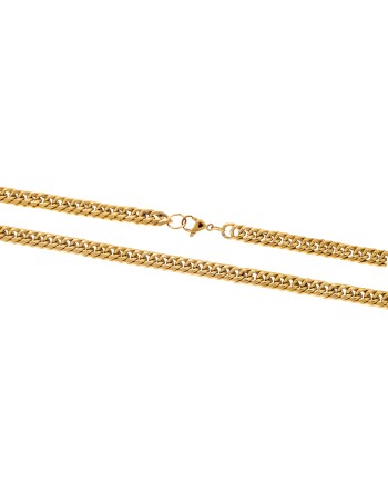 Αλυσίδα Λαιμού SΕΝΖΑ Gold Stainless Steel-70cm - SSD4369GD-70cm