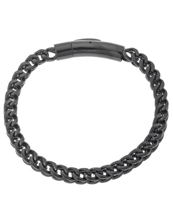 Βραχιόλι Senza Men's Black Stainless Steel - SSD4424BK