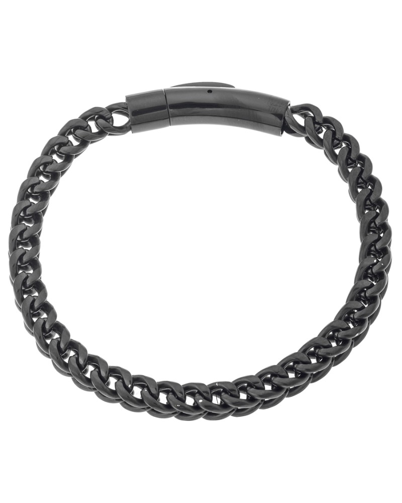 Βραχιόλι Senza Men's Black Stainless Steel - SSD4424BK