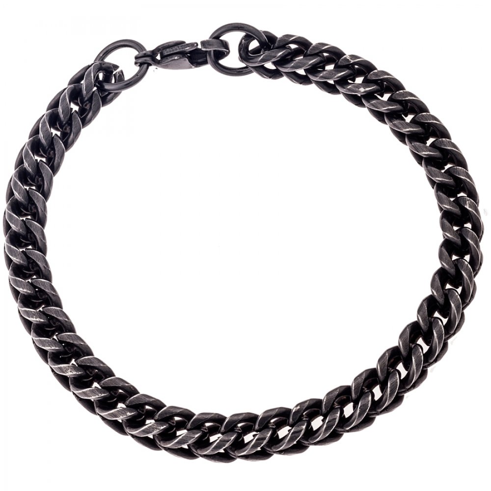 Βραχιόλι Senza Men's Black Stainless Steel - SSD4426