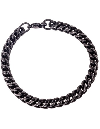 Βραχιόλι Senza Men's Black Stainless Steel - SSD4426