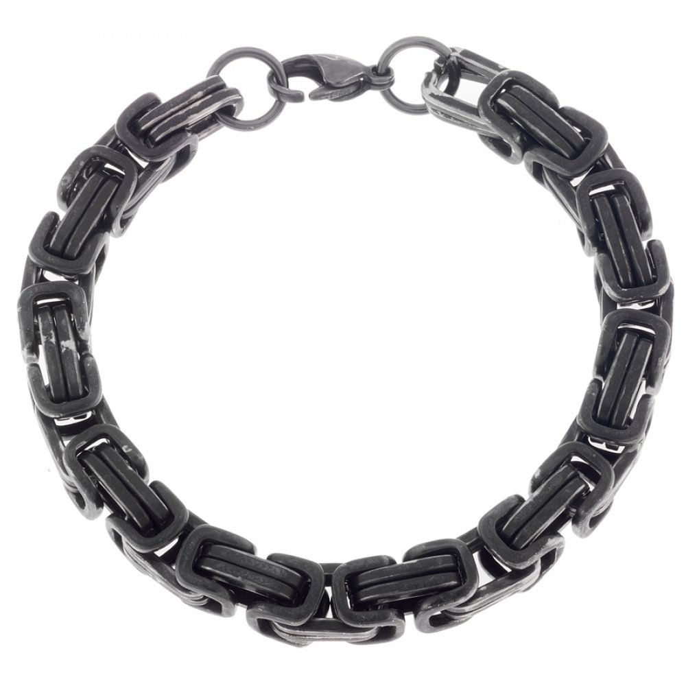 Βραχιόλι Senza Men's Black Stainless Steel - SSD4427