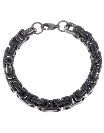 Βραχιόλι Senza Men's Black Stainless Steel - SSD4427