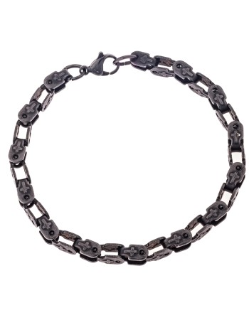 Βραχιόλι Senza Men's Black Stainless Steel - SSD4430