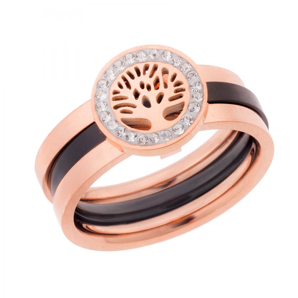 Δαχτυλίδι Senza Steel Rose Gold Plated - SSD4436RG