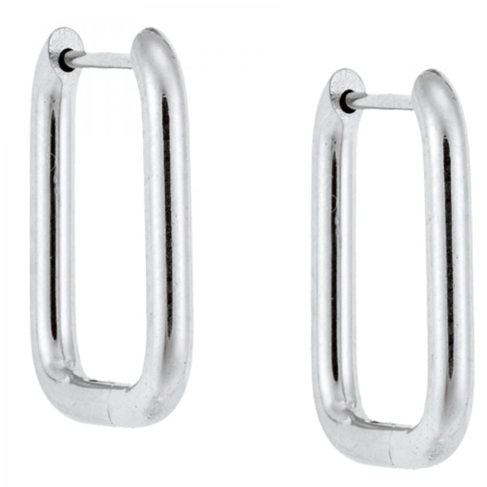 Σκουλαρίκια Γυναικεία SENZA Κρίκοι από Ατσάλι - SSD4625SR