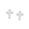 Σκουλαρίκια Γυναικεία SENZA Steel με σταυρό - SSD4757SR