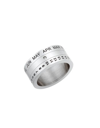Δαχτυλίδι Senza Steel Calendar - SSD4794