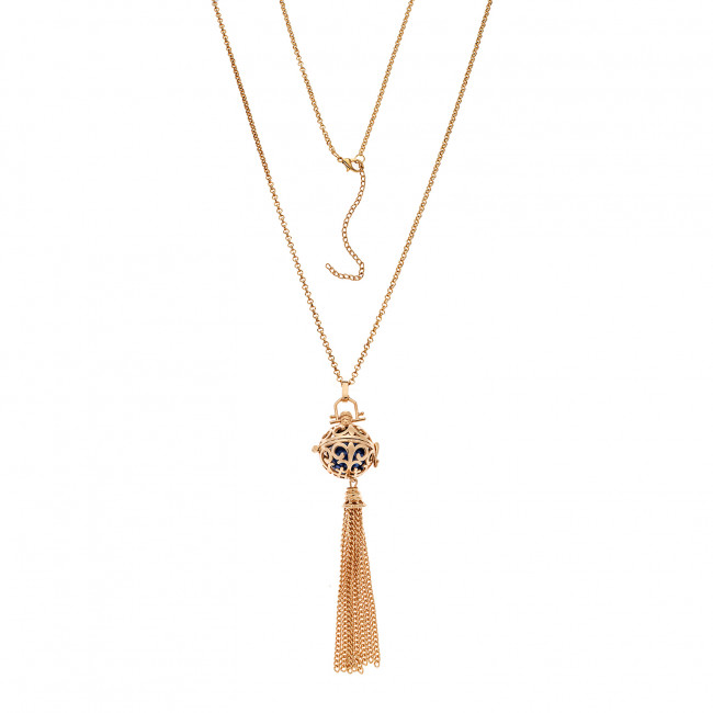 Μενταγιόν SENZA Γυναικείο Εγκυμοσύνης Babybell με Μπάλα και Αλυσίδες - SSD4846GDDB