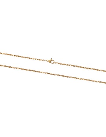 Καδένα Senza Stainless Steel Gold Plated - SSD4848GD