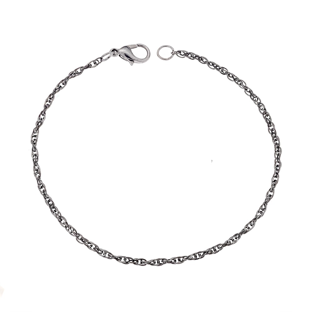 Βραχιόλι Senza Stainless Steel Gun Metal - SSD4848GMBR