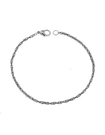 Βραχιόλι Senza Stainless Steel Gun Metal - SSD4848GMBR