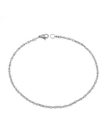 Βραχιόλι Senza Stainless Steel Silver - SSD4848SRBR