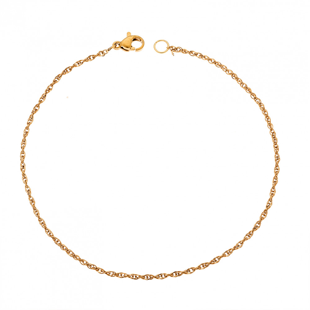 Βραχιόλι Senza Stainless Steel Gold Plated - SSD4849GDBR