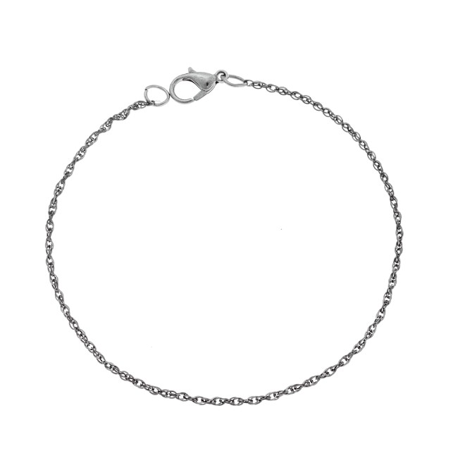 Βραχιόλι Senza Stainless Steel Gun Metal - SSD4849GMBR