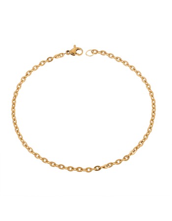 Βραχιόλι Senza Stainless Steel Gold Plated - SSD4850GDBR