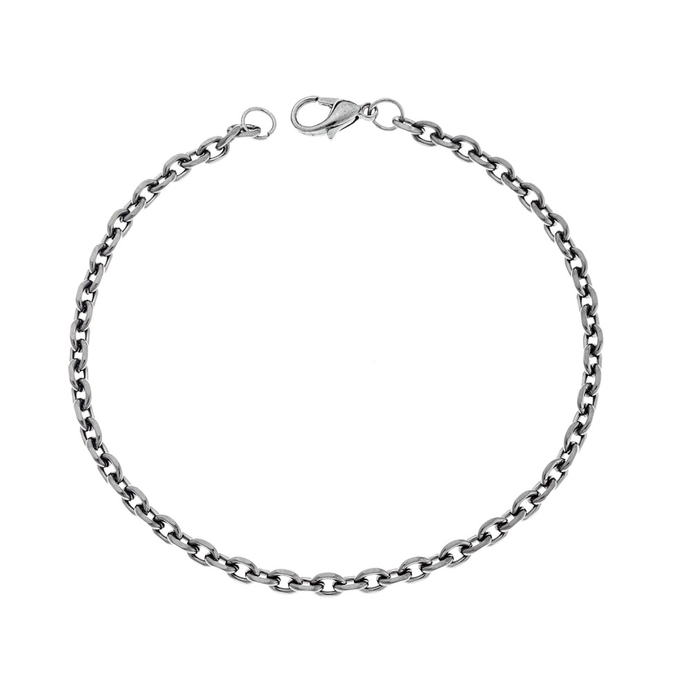 Βραχιόλι Senza Stainless Steel Gun Metal - SSD4851GMBR