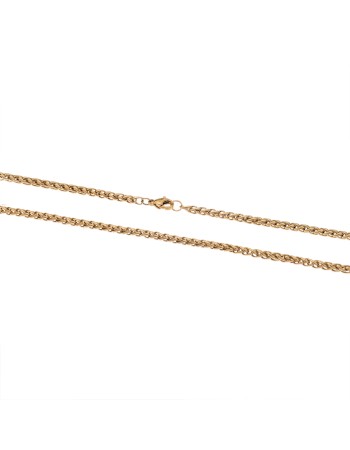 Καδένα Senza Stainless Steel Gold Plated - SSD4852GD