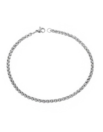 Βραχιόλι Senza Stainless Steel Silver - SSD4852SRBR