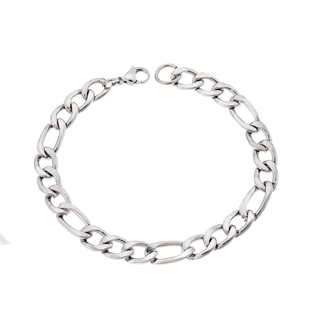 Βραχιόλι Senza Stainless Steel Silver - SSD4855BSRBR