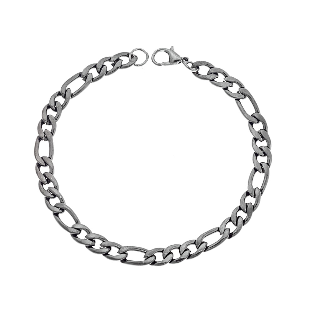 Βραχιόλι Senza Stainless Steel Gun Metal - SSD4855GMBR