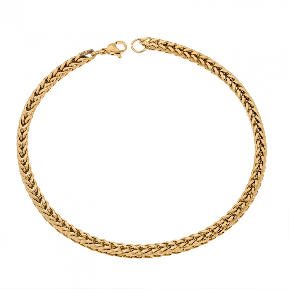 Βραχιόλι Senza Stainless Steel Gold Plated - SSD4856GDBR