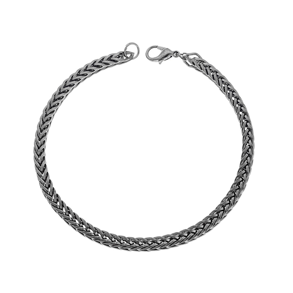 Βραχιόλι Senza Stainless Steel Gun Metal - SSD4856GMBR