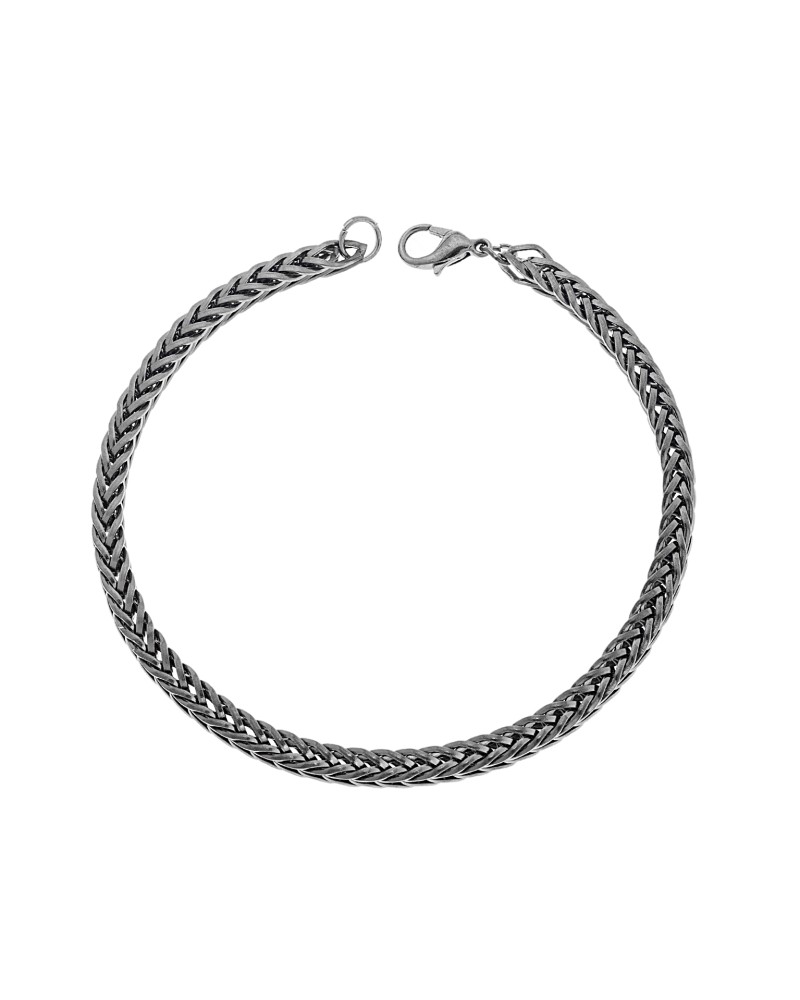 Βραχιόλι Senza Stainless Steel Gun Metal - SSD4856GMBR