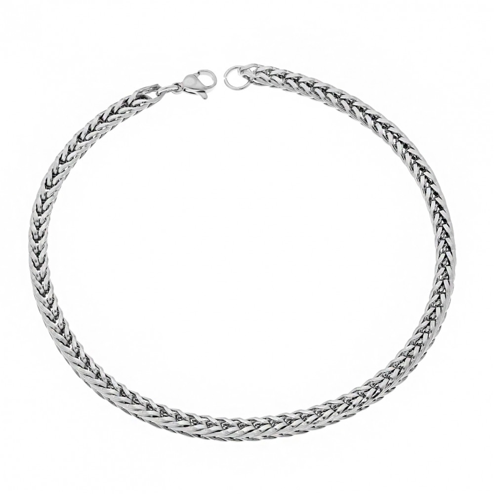 Βραχιόλι Senza Stainless Steel Silver - SSD4856SRBR