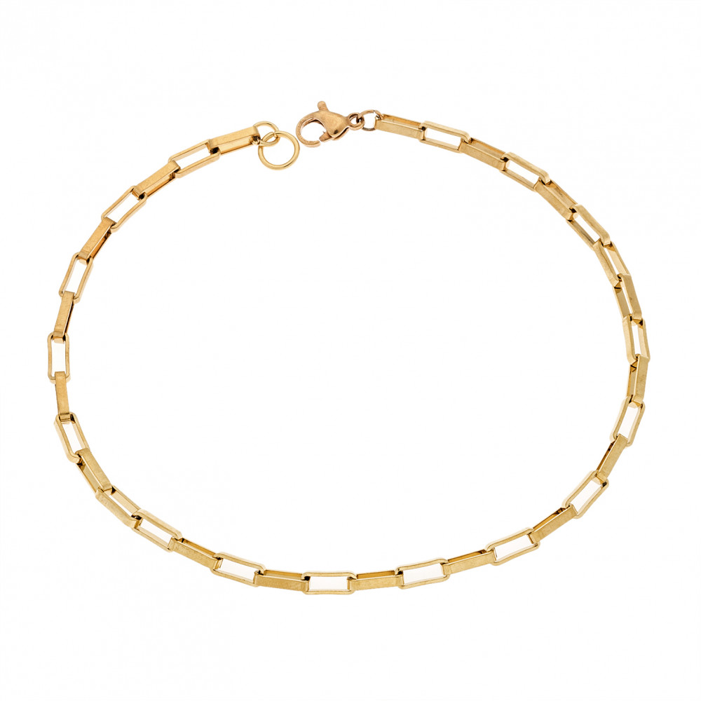 Βραχιόλι Senza Stainless Steel Gold Plated - SSD4859GDBR