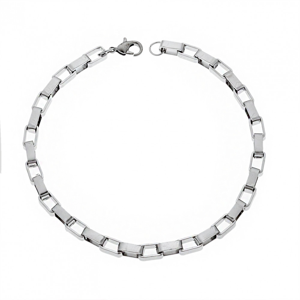 Βραχιόλι Senza Stainless Steel Silver - SSD4860SRBR