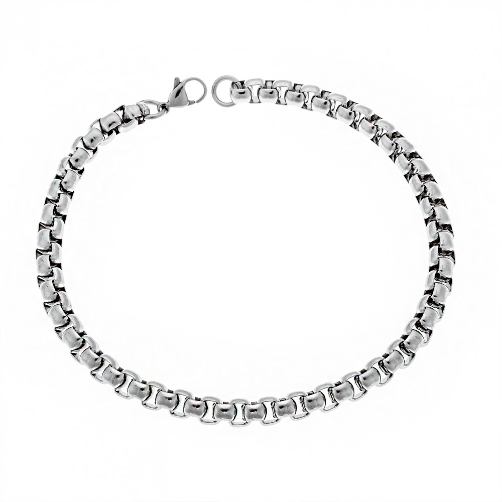 Βραχιόλι Senza Stainless Steel Silver - SSD4861SRBR