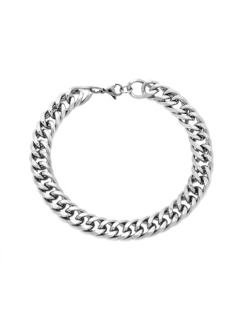 Βραχιόλι Senza Stainless Steel Silver - SSD4863ASRBR