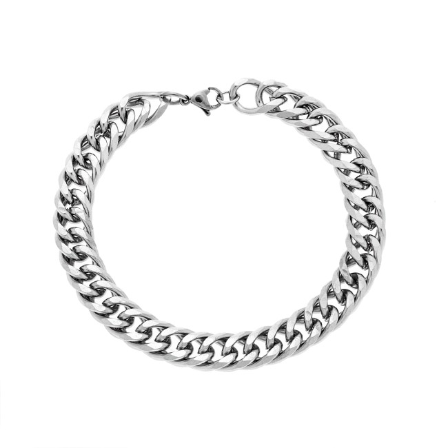 Βραχιόλι Senza Stainless Steel Silver - SSD4863ASRBR