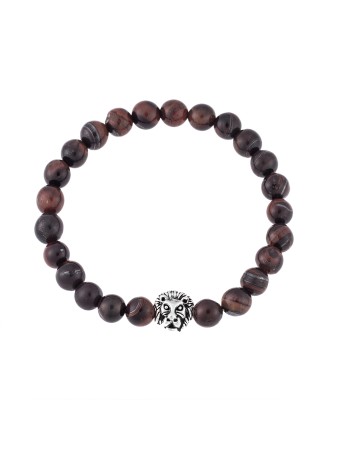 Βραχιόλι Senza Men's Brown Tiger Eye - SSD4886BN