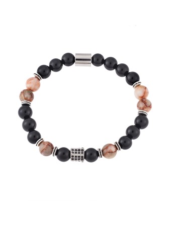 Βραχιόλι Senza Men's Onyx Stones - SSD4920