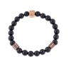Βραχιόλι Senza Men's Onyx Stones - SSD4921