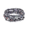 Βραχιόλι Senza Men's Hematite & Red Jasper Bracelet - SSD4954