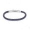 Βραχιόλι Senza Men's Steel Grey Leather Strap - SSD4990GY
