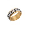 Δαχτυλίδι Senza Unisex Gold Plated Steel, με μαίανδρο - SSD5010SGD