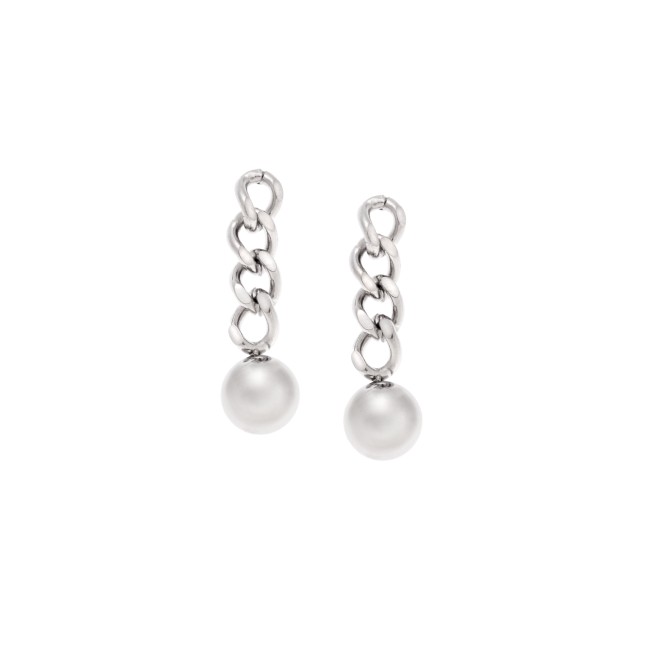 Σκουλαρίκια Γυναικεία SENZA Steel με αλυσίδα - SSD5123SR