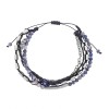 Βραχιόλι Unisex Senza Hematite & Sodalite Stones with Steel - SSD5196BL