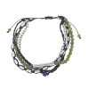 Βραχιόλι Unisex Senza Hematite & Aventurine Stones with Steel - SSD5196GN