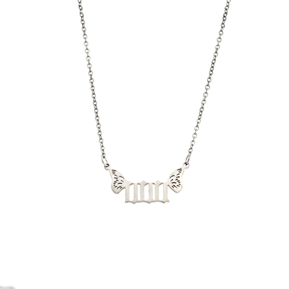 Κολιέ Senza Stainless Steel, Angel Numbers - SSD5203-0SR